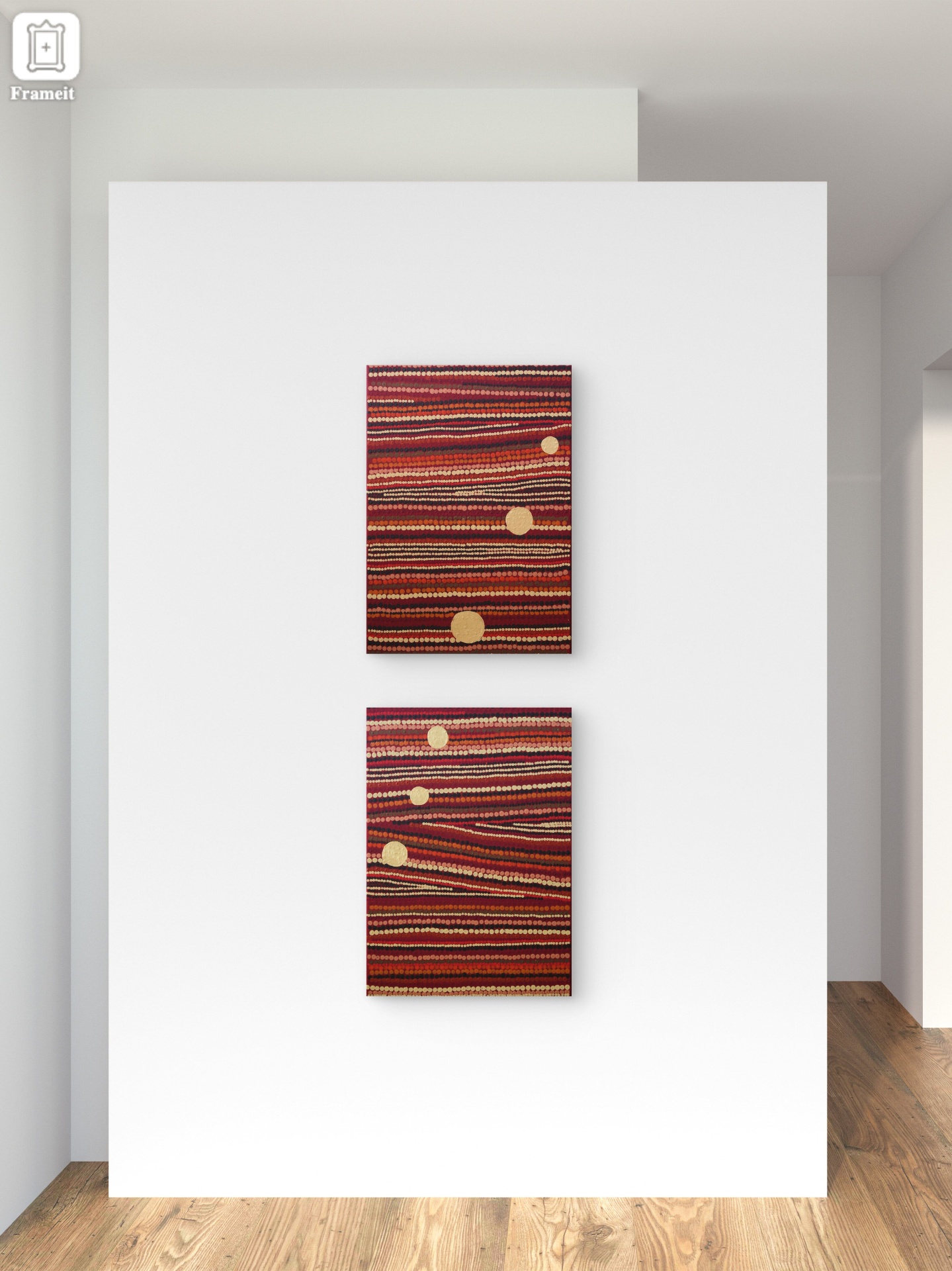 When the Energy Aligns — installed in interior