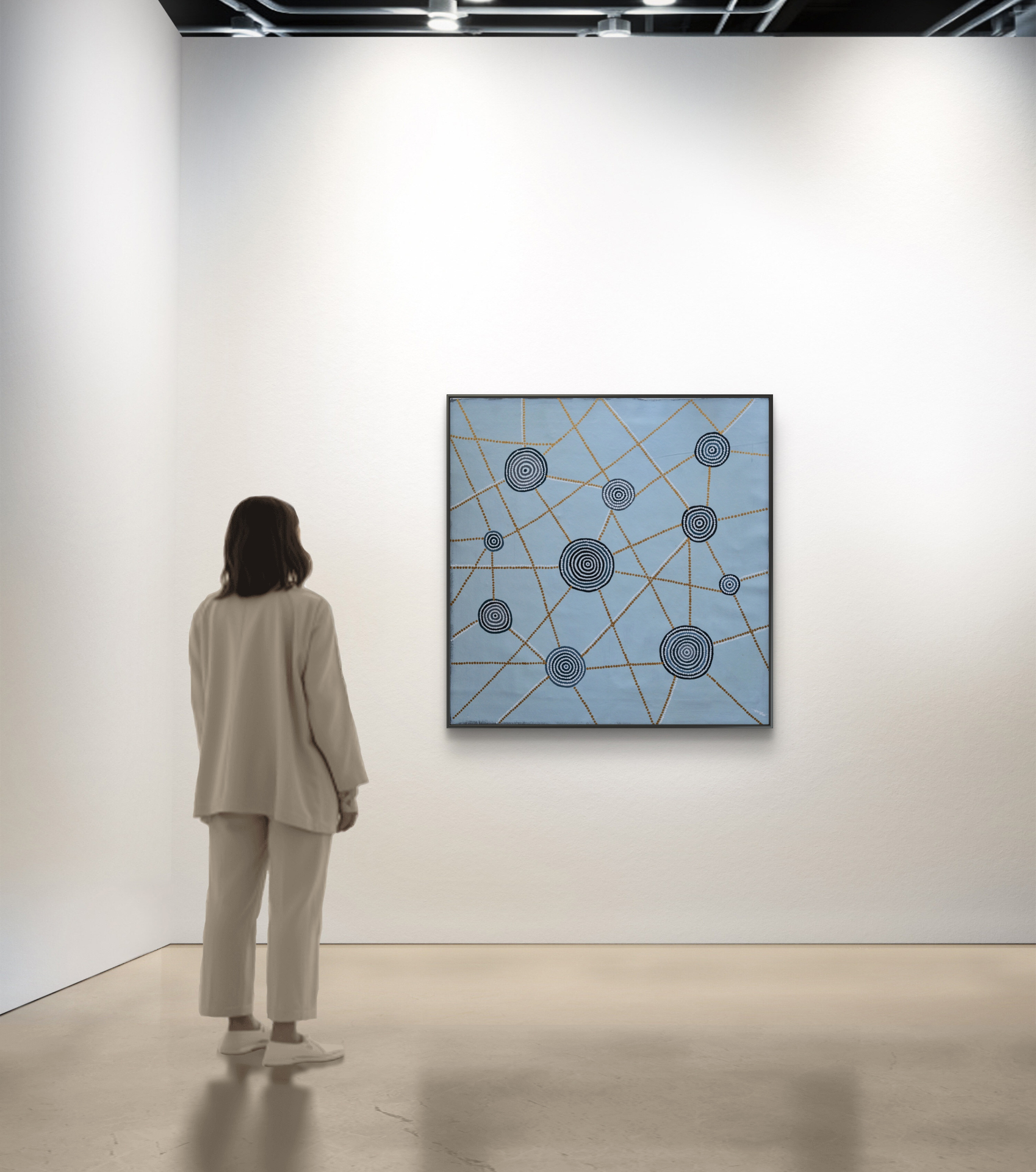 The Weight of Light — installed in interior